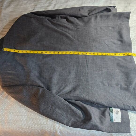NWT Lauren Ralph Lauren Ultraflex 100% Wool Gray Sport Coat Blazer 46L - Picture 16 of 16